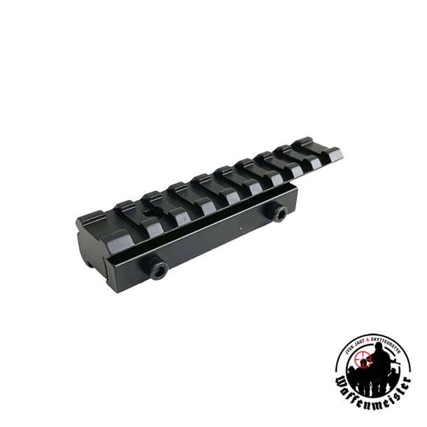 100mm monteringsskinne 9-11mm til PICATINNY