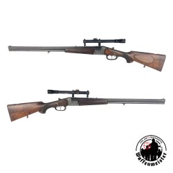 Tysk Bochb�chflinte - Cal. 5,6x52R - 16/70