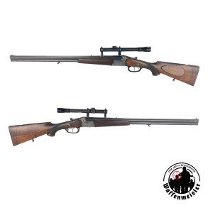 Tysk Bochb�chflinte - Cal. 5,6x52R - 16/70
