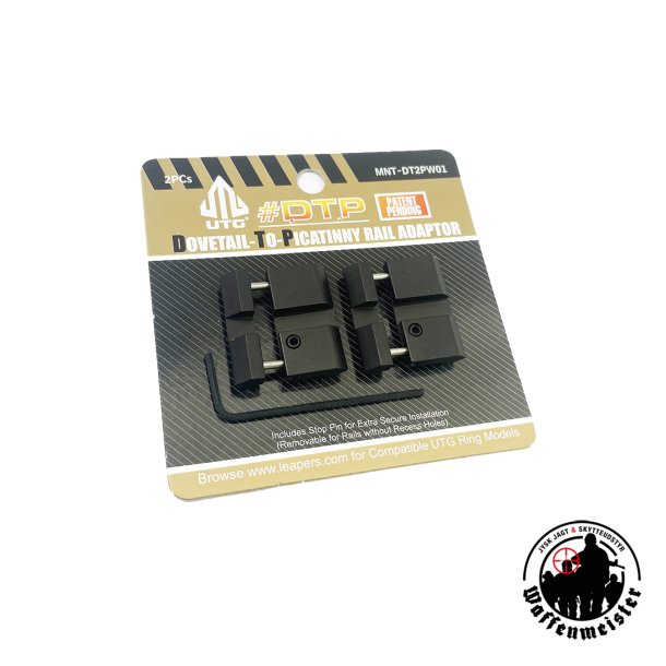 UTG 9-11mm montage rail til Picatinny/Weaver (S�t)