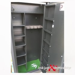 V�benskab H145xB65xD40 Kombi 10/5 til 5 v�ben + 4 hylder - M/Kodel�s
